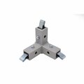 Eztube 3-Way Gray Corner Connector  Quick-Release 200-309 GY-QR 200-309 GY-QR
